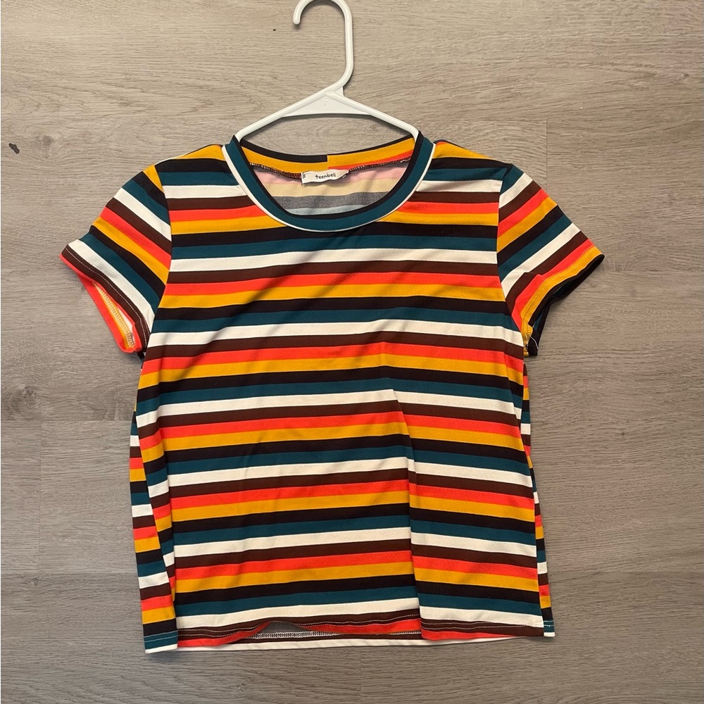 Rainbow Striped T-Shirt